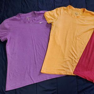 Lot of Nike Dri-Fit Workout tees Sz Large